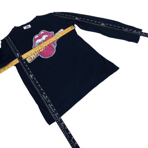 Rolling Stones Exhibitionism Tour London Saatchi Adult T-Shirt Medium Black 2016 - Picture 3 of 6